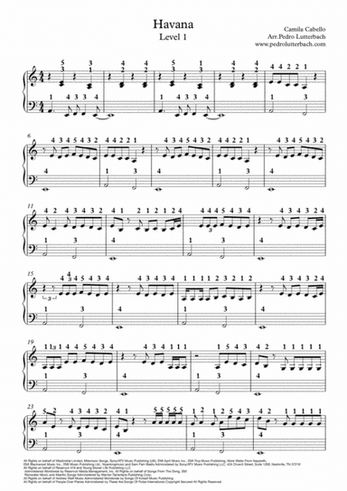 Havana (arr. Pedro Lutterbach)