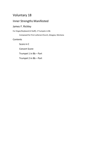 Voluntary 18 - Inner Strengths Manifested