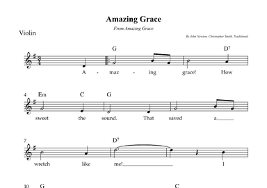 Amazing Grace (arr. Wesley S. SIlva)