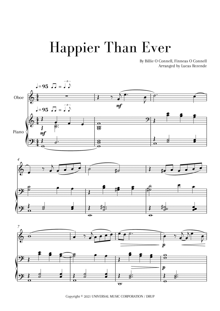 Happier Than Ever (arr. Lucas Rezende)