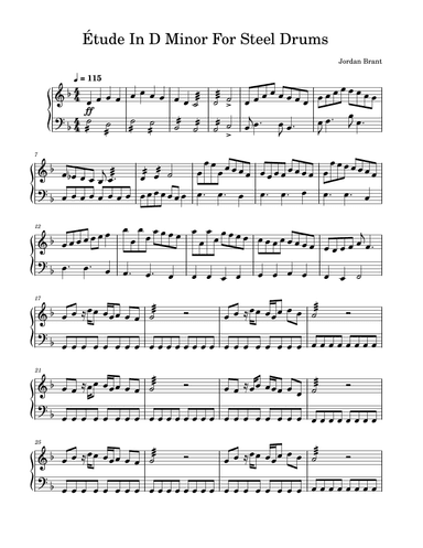 Étude For Steel Drums