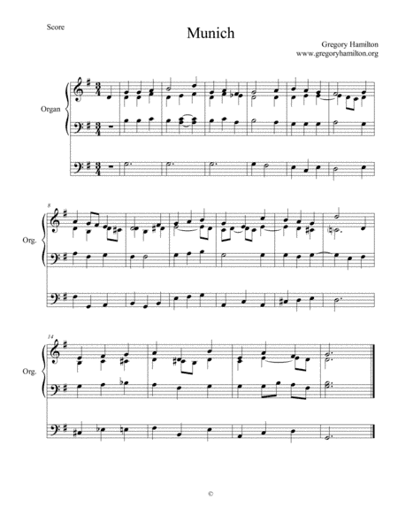 Hanover - O Worship the King - Alternate Harmonization