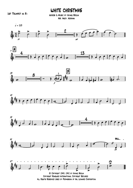 White Christmas (arr. Andy Norman)