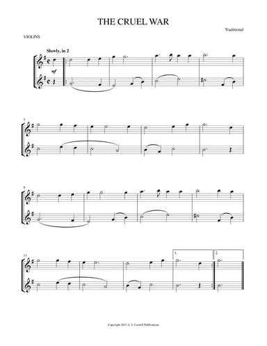 The Cruel War (arr. Mark Phillips)