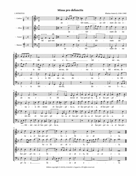 Missa pro defunctis (Amon) (arr. Aristotle A. Esguerra)