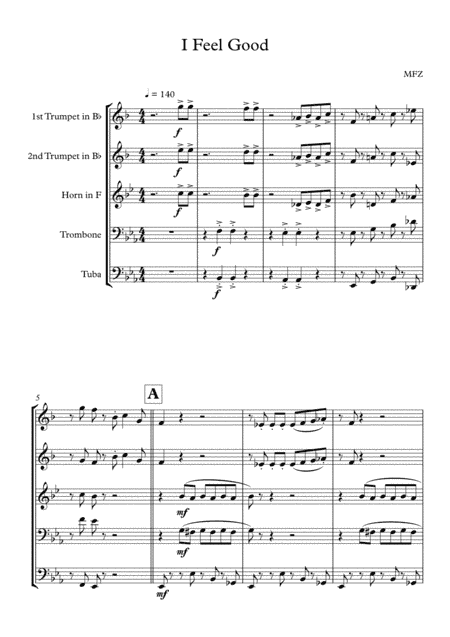 I Got You (i Feel Good) (arr. MFZ)