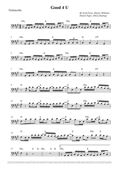 Good 4 U (arr. Wesley S. SIlva)