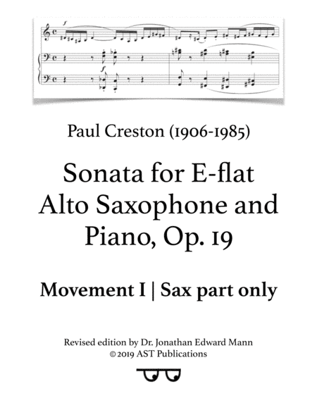 Saxophone Sonata (arr. AST Publications)