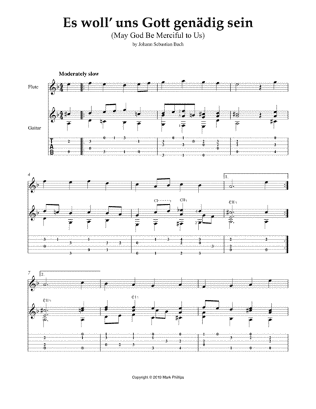 Es woll uns Gott genädig sein (May God Be Merciful to Us) (arr. Mark Phillips)