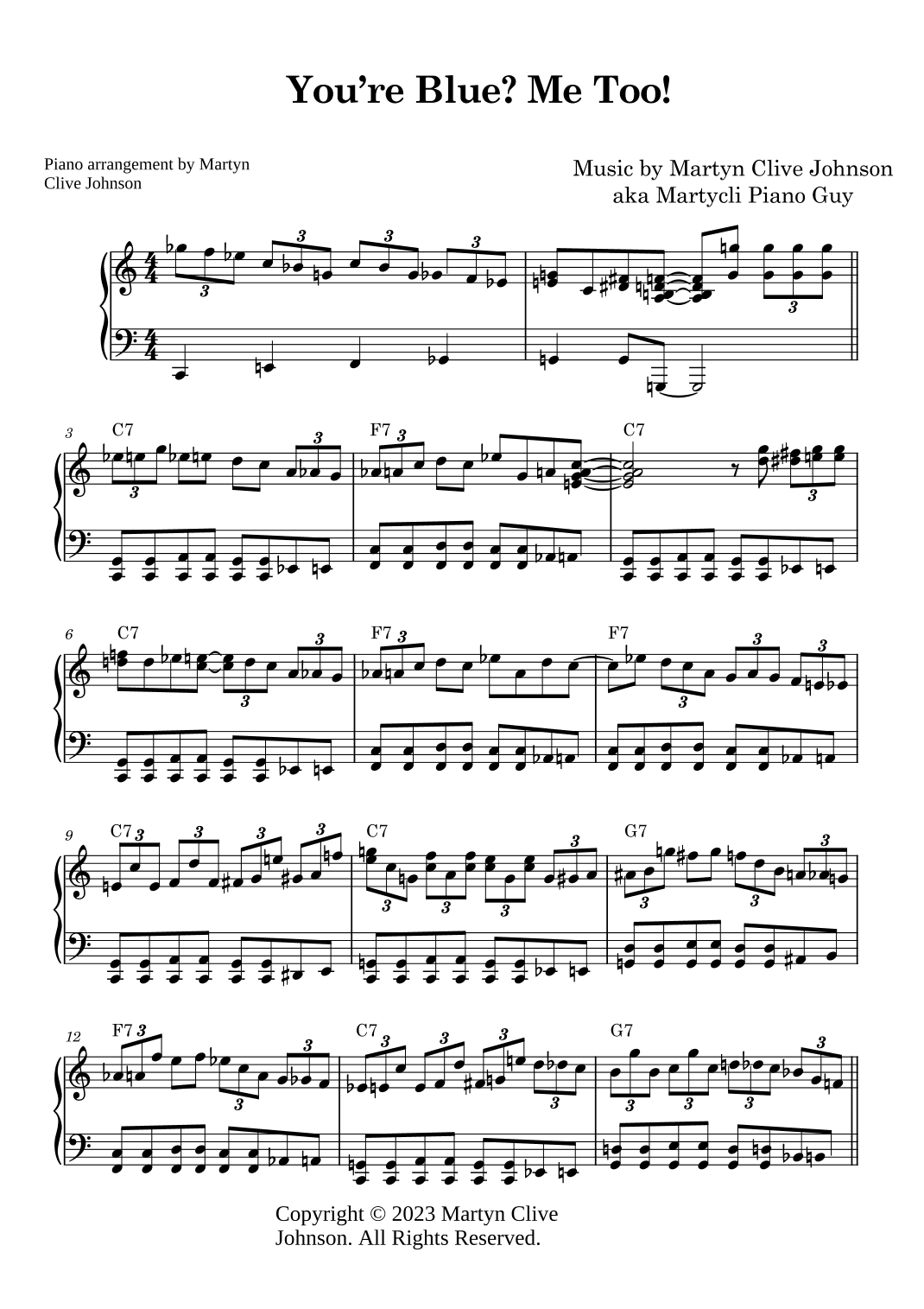 You're Blue? Me Too!