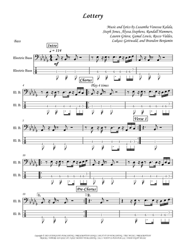 Lottery (arr. David Lartey)