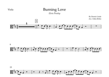 Burning Love (arr. Fabio Britto)