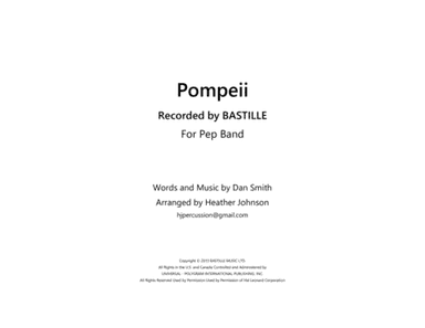 Pompeii (arr. Heather Johnson)