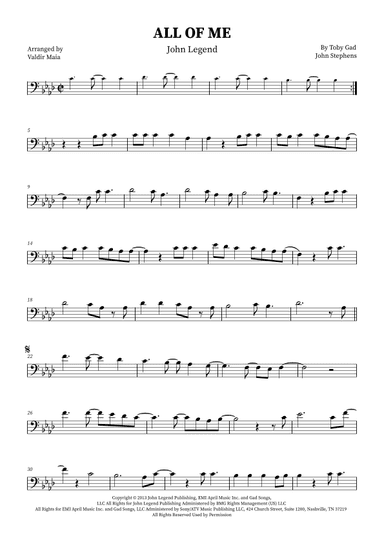 All Of Me (arr. Valdir Maia)