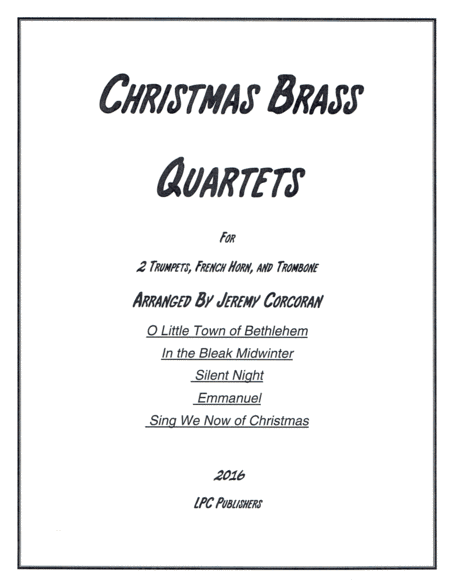 5 Christmas Carols for Brass Quartet (arr. Jeremy Corcoran)