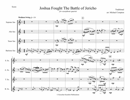 Joshua Fit The Battle Of Jericho (arr. Michael Compton)