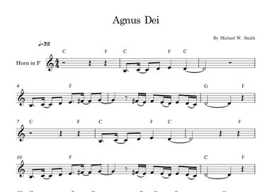 Agnus Dei (arr. E.P)