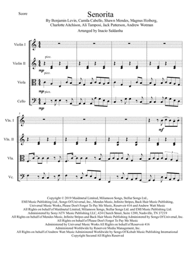 Senorita (arr. Inacio Saldanha)
