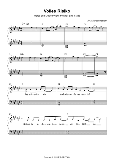 Volles Risiko (arr. Michael Habrom)