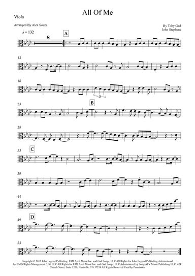 All Of Me (arr. Alex Souza)