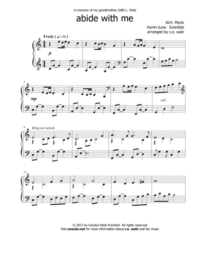 Abide with Me (arr. c.e.walz)