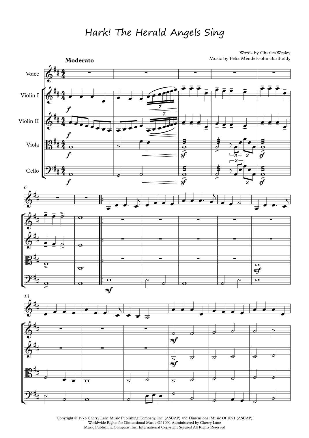 Hark! The Herald Angels Sing (arr. Dwitiya)