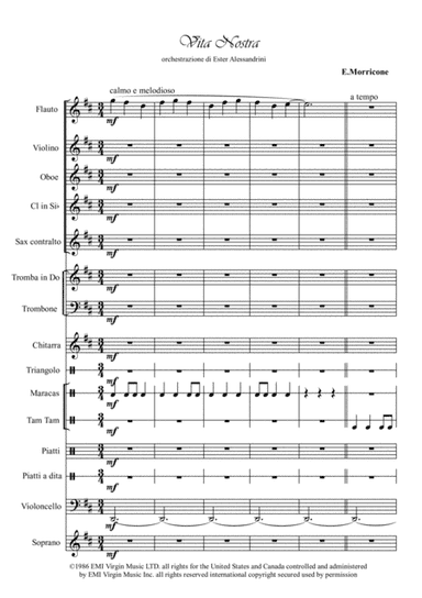 Vita Nostra (arr. Ester Alessandrini)