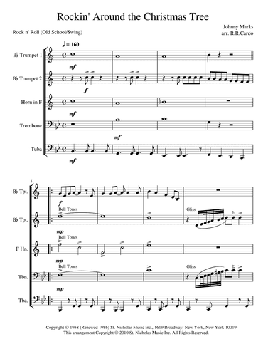 Rockin' Around The Christmas Tree (arr. R. R. Cardp)