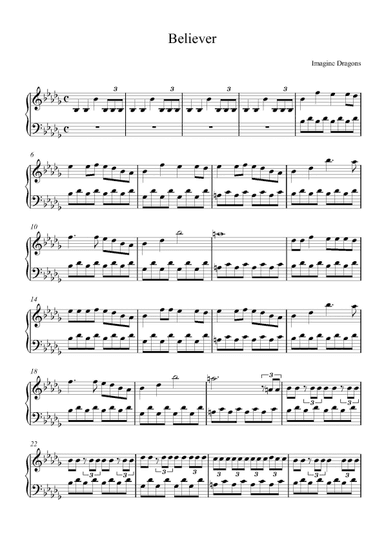 Believer (arr. Imagine Dragons)