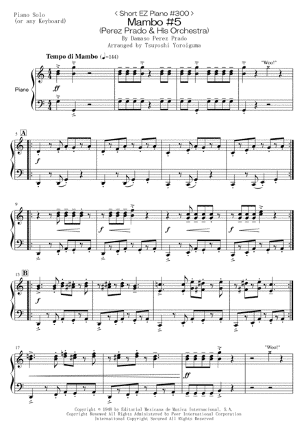 Mambo #5 (arr. Tsuyoshi Yoroiguma)