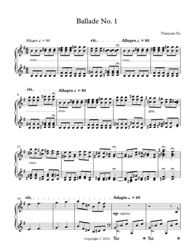 Ballade No. 1