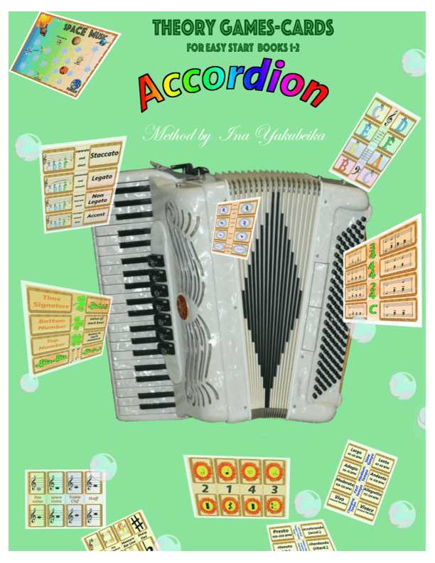 Accordion: Theory Game-Cards for Easy Start 1-2 Books