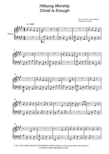 Christ Is Enough (arr. BY EZEQUIEL EDIÇÕES)