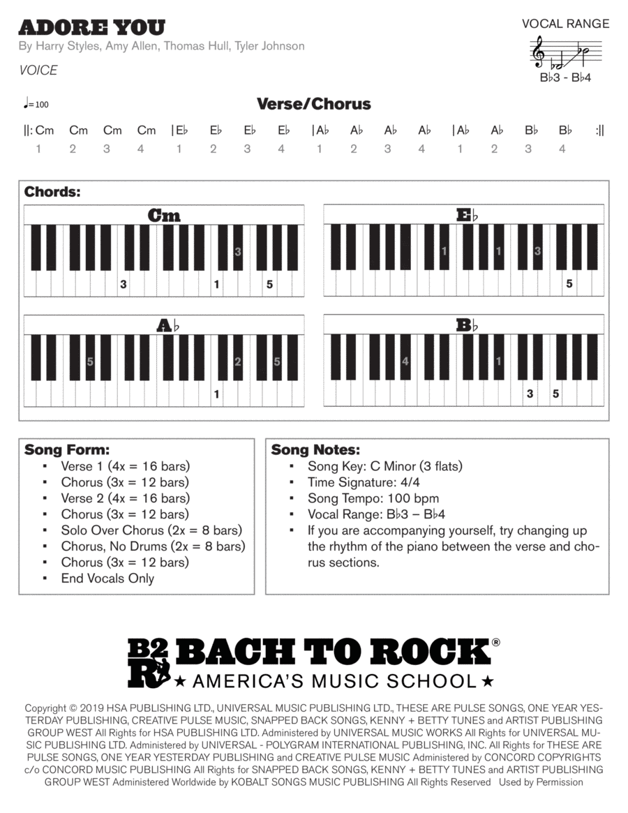 Adore You (arr. Bach to Rock)