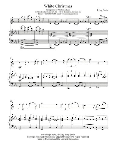 White Christmas (arr. Alois Bouda)
