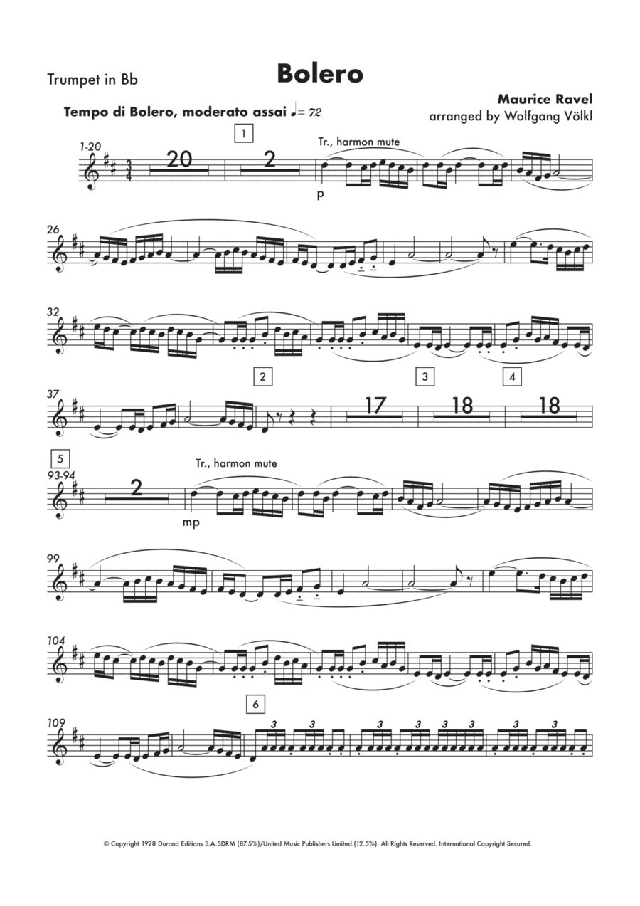 Bolero (arr. Wolfgang Völkl)