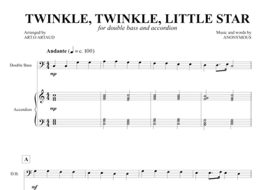 Twinkle Twinkle Little Star (arr. Art.o Artaud)