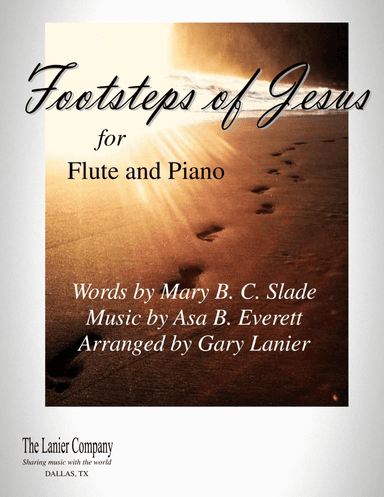 FOOTSTEPS OF JESUS (for Flute and Piano) (arr. Gary Lanier)