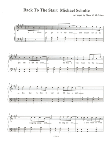 Back To The Start (arr. Diane M. McGahee)