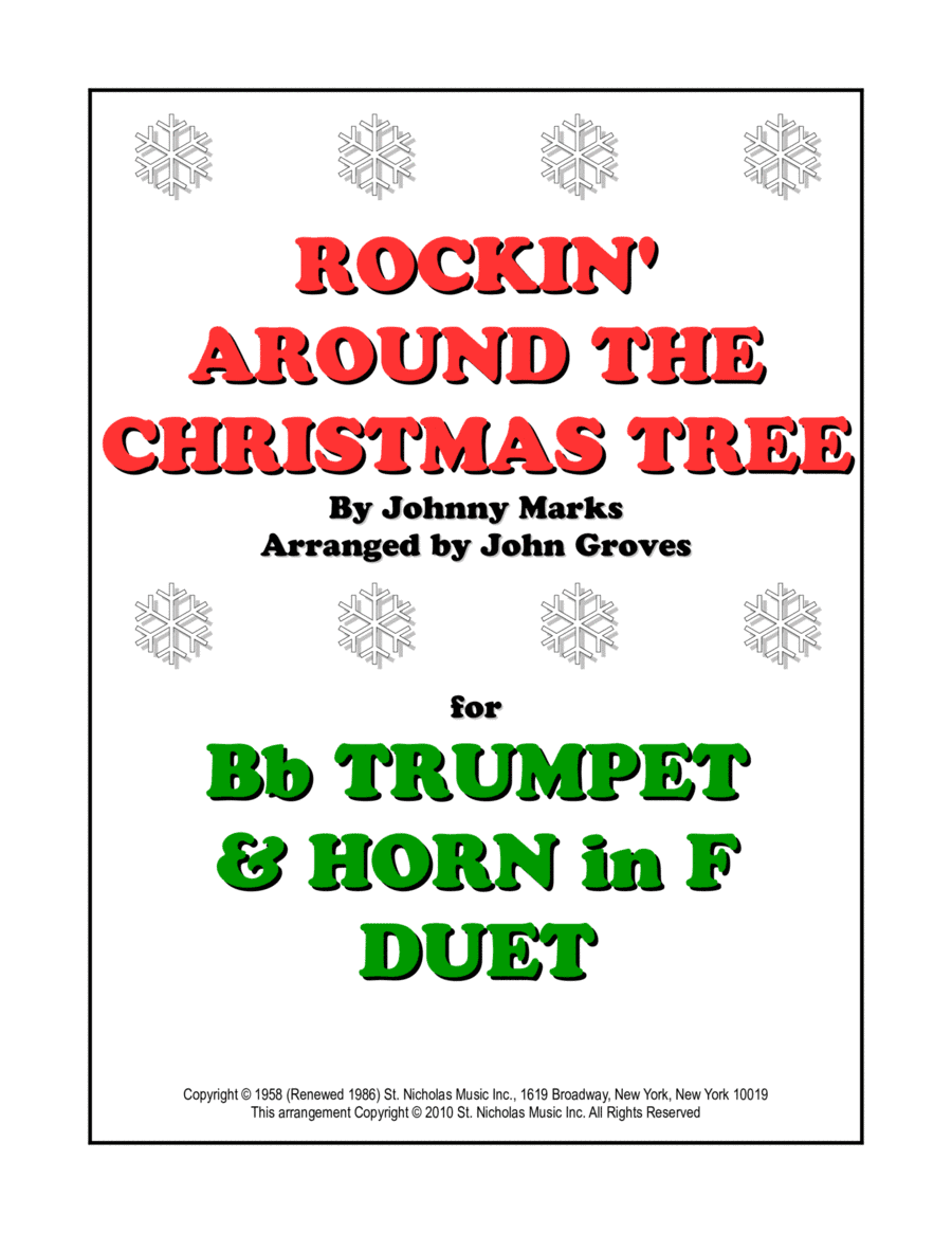 Rockin' Around The Christmas Tree (arr. John Groves)