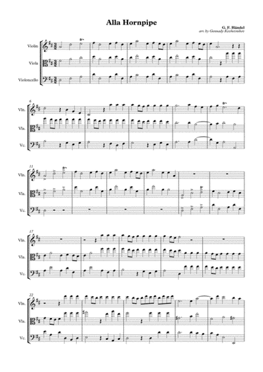 G.F. Handel "Alla Hornpipe" (arr. Gennady Kozhevnikov)