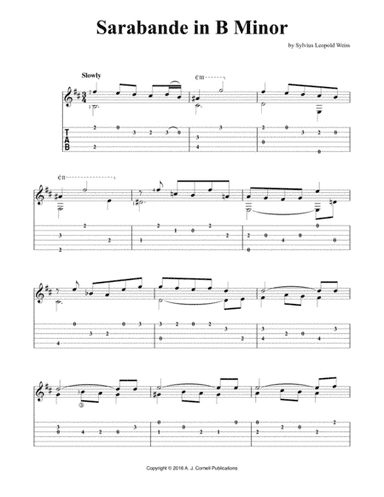 Sarabande in B Minor (arr. Mark Phillips)