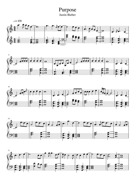 Purpose (arr. Leonardo J. Rosa)