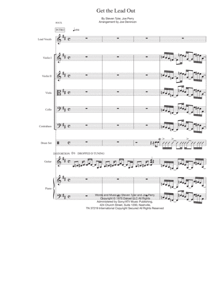 Get The Lead Out (arr. Joe Deninzon)
