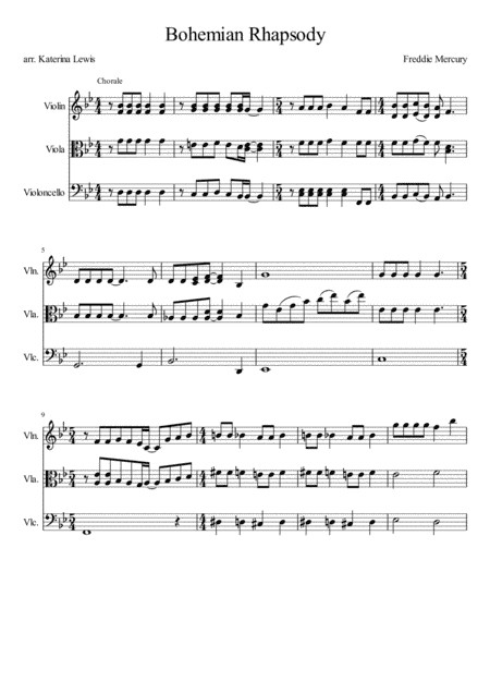 Bohemian Rhapsody (arr. Katerina Anne Lewis)