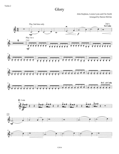 Glory (arr. Darren McFate)