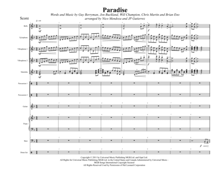 Paradise (arr. Nico Mendoza, JP Gutierrez)