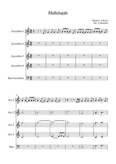 Hallelujah (arr. Jernej Hostnik)