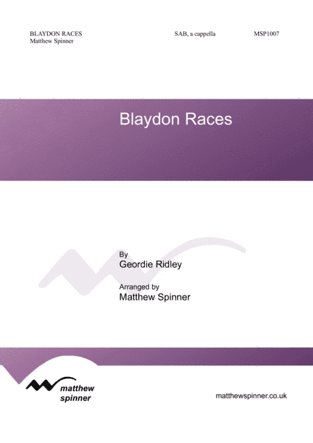 Blaydon Races (arr. Matthew Spinner)