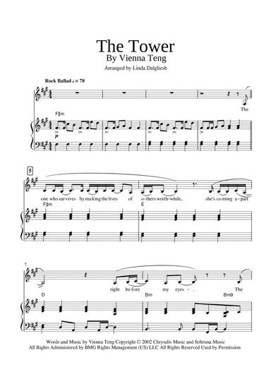 The Tower (arr. Linda Dalgliesh)